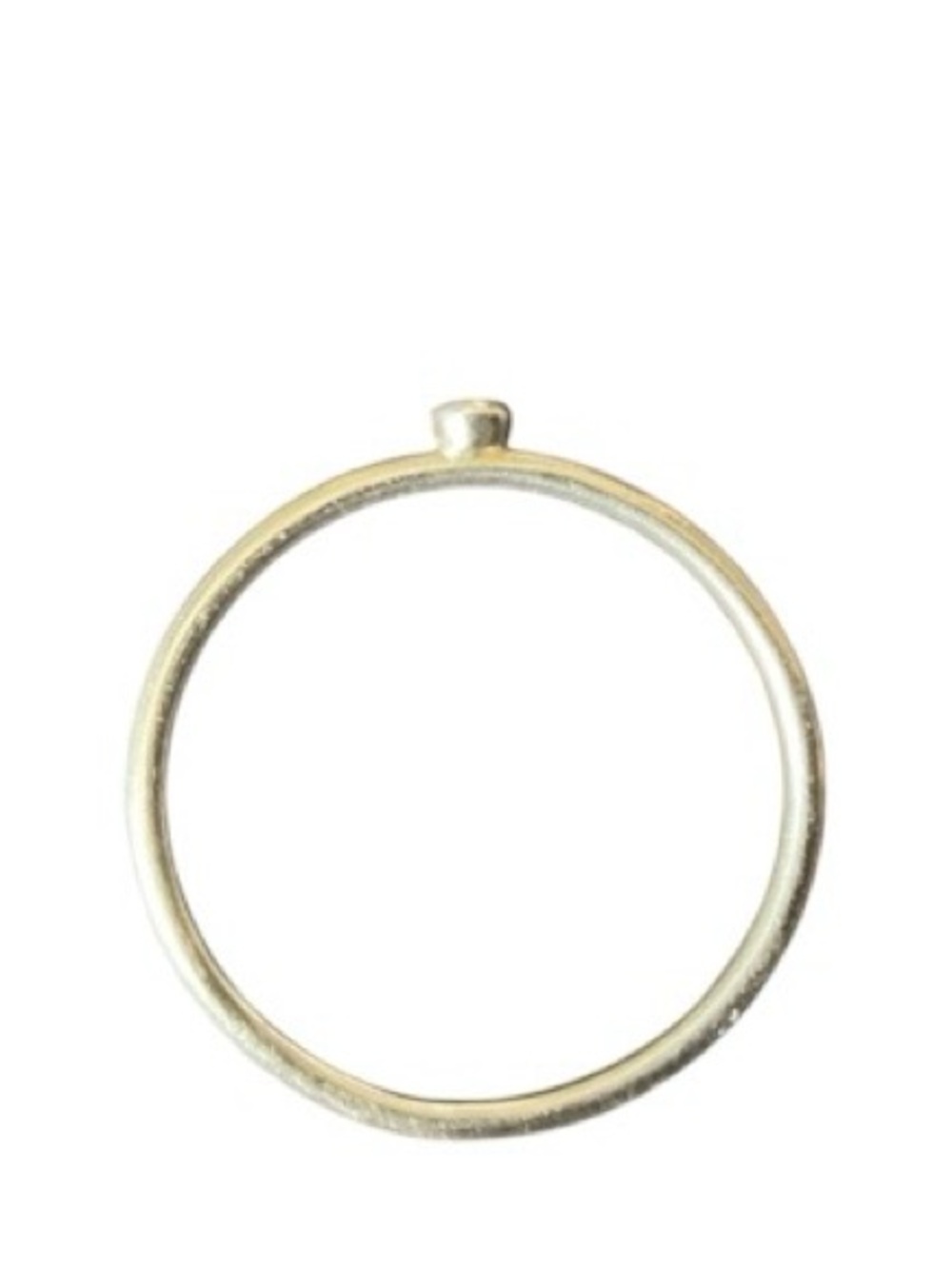 Dainty Minimalist Sterling Silver Purple Gemstone Stacking Ring